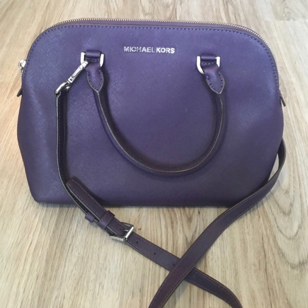 Purple Michael Kors bag. EUC